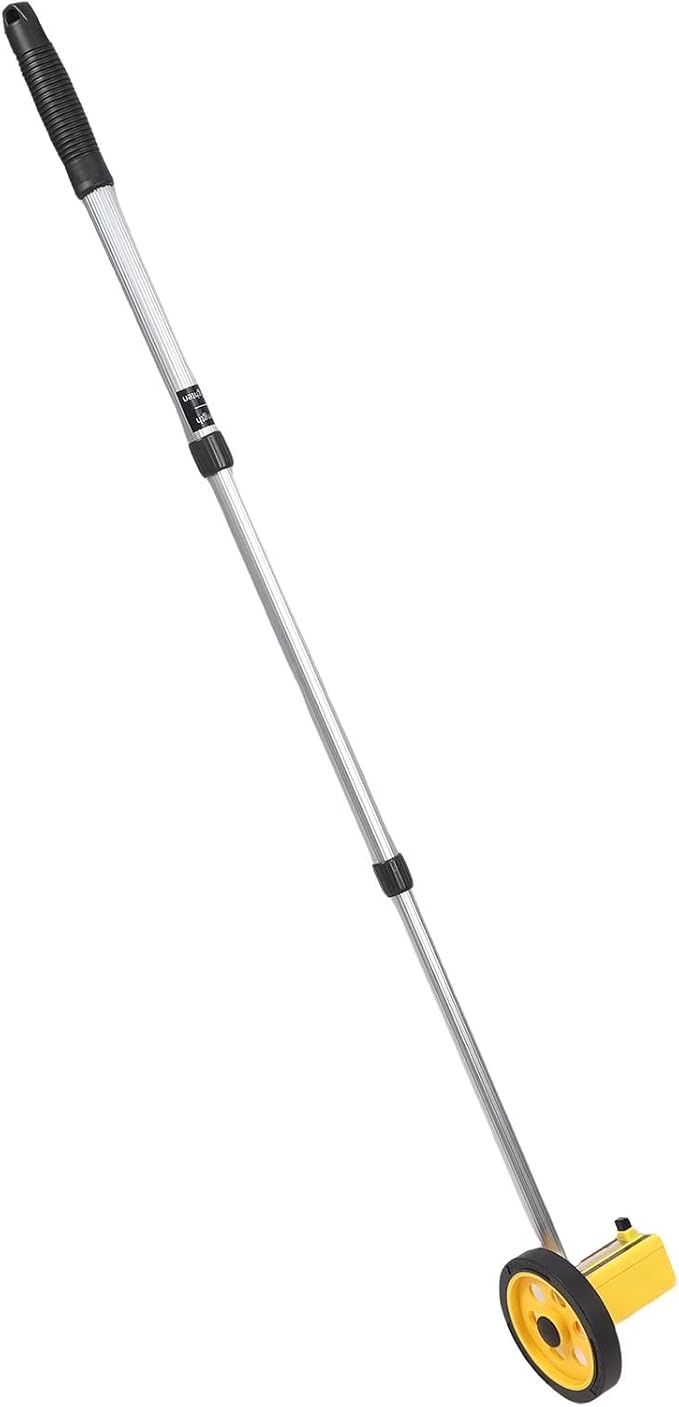 Aramox Portable Metric Measuring Wheel with a Light Hiking Wheel for Industrial Tasks, Aluminum Alloy