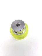 2PCS Industrial Encoder Meter Measuring Roller Rubber Wheel Wear-Resistant Polyurethane Synchronizer Wheel for Rotary Encoder (Perimeter 100mm(Hole Diameter 6mm))