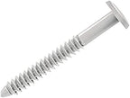 Window Shutters Panel Peg Lok Pin Pegs Screws Spikes 3 inch 48 Pack Fasteners (White) Exterior Vinyl Shutter Hardware Strongest Made in USA