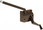 Brixwell Casement Window Operator with Crank Handle 9-1/2" Arm Bronze Finish Sill Mount Window Opener for Smooth Casement Window Operation Includes Durable Window Crank and Handle Assembly