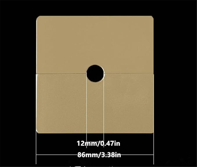 Wall Split Flange Plumbing Cover Plates Square Shower Arm Escutcheon Plate Pipe Flange Cover for Fixed Shower Head Faucet Standard Pipes (12mm/0.47in)