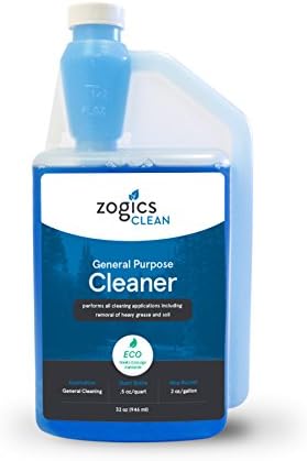 Zogics General Purpose Cleaner, 32 oz Bottle Makes up to 16 Gallons - Meets ECOLOGO Standards