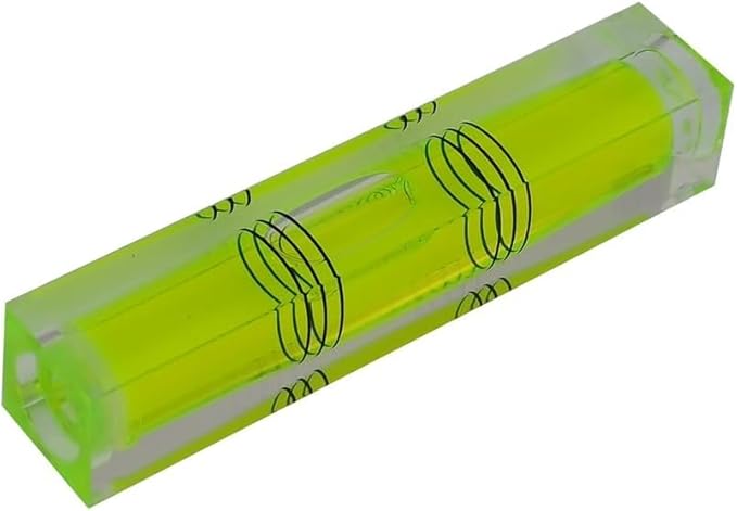 UMEI Triple line Extended Horizontal Test Level Bubble, Rectangular Horizontal Bubble (80X15X15MM) (Without magnet)