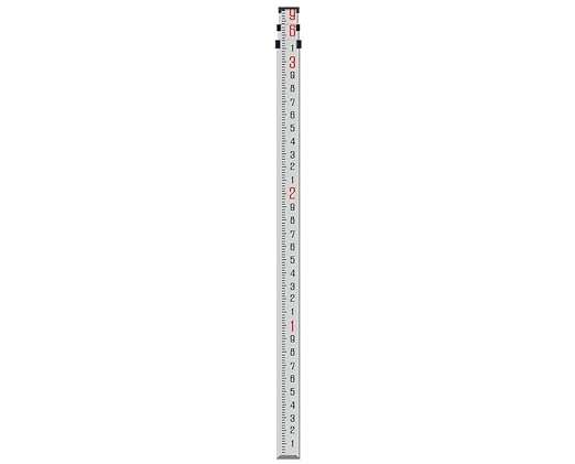 NWI NAR09M 3 Meter 3 Section Telescopic Aluminum Rod, Metric
