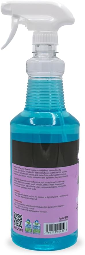 Santeen All-Purpose Cleaner, Ready-to-Use, 6-Pack, 32oz (Quart), Made in USA