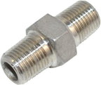 1/8" ~2" NPT Male Threaded Hex Nipple,Stainless Steel 304 Quick Coupler Pipe Fitting (1/8")