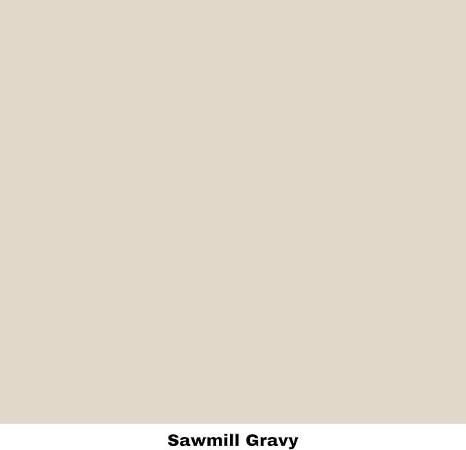 Dixie Belle Paint Company Chalk Finish Furniture Paint - Sawmill Gravy (1 Gallon - 128oz) - Matte Smooth Beige Chic Chalk Mineral - DIY Furniture
