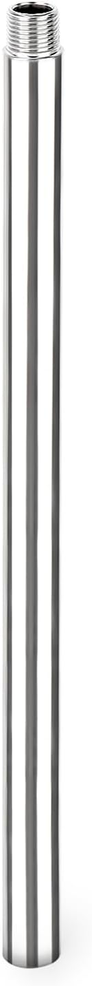 TAISHER 1PCS Stainless Steel Pipe Fittings, 1/2" NPT Male x 1/2" NPT Female Threaded, 16" Length Nipple Cast Pipe