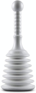 Master Plunger MPS4-4 Sink & Drain Plunger for Kitchen Sinks, Bathroom Sinks, Showers, and Bathtubs. Small and Strong Design with Large Bellows Commercial & Residential Use, White