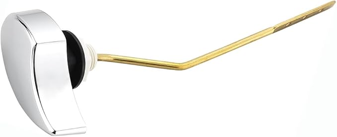 Metal Toilet Handle Replacement, Compatible with TOTO THU068#CP Trip Lvr for St743S, Brass Handle Trip Lever, Side Mount Toilet Handle Tank Flush Lever, Chrome