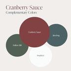 Country Chic All-in-One Chalk Paint for Furniture, Cabinets, Home Decor, Eco-Friendly, Matte Finish, Built-In Primer & Top Coat for Wood, Metal - Cranberry Sauce (red) - 8 oz (237 ml)