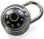 Locker Lock, Combination Lock, Black, 2 in, 24 Locks