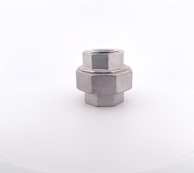 2" 316 Stainless Steel Class #150 Threaded Union FNPT x FNPT Pipe Fitting 2" inch