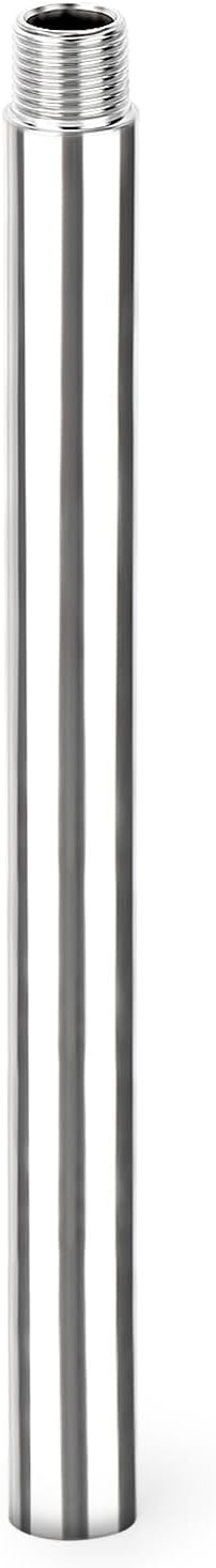 TAISHER 1PCS Stainless Steel Pipe Fittings, 1" NPT Male x 1" NPT Female Threaded, 16" Length Nipple Cast Pipe