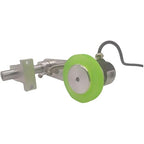 2PCS Industrial Encoder Meter Measuring Roller Rubber Wheel Wear-Resistant Non-Slip Polyurethane Synchronizer Wheel for Rotary Encoder (New Perimeter 200mm(Hole Diameter 6mm))