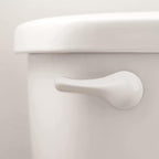 Toilet Handle Replacement Kit - Universal Toilet Lever with Stainless Steel Flapper Chain, White Flush Lever