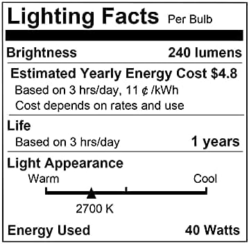 HESSION 6-Pack Vintage Edison Bulbs, ST64 40W E26 Base Amber Glass Warm White Filament Antique Decorative Dimmable Light Bulbs Used for Classical Pendant or Chandelier Lights