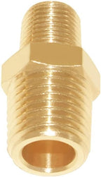 Joywayus 3/8" NPT Male × 1/8" NPT Male Brass Pipe Fitting Adapter (Pack of 2)