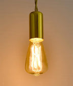 E14 25W Vintage Edison ST48 Squirrel Cage Filament Light Bulb - Dimmable Tear Drop Antique Candelabra Incandescent for Home Decorative, 2300K Amber Warm, AC120V, 4 Pack