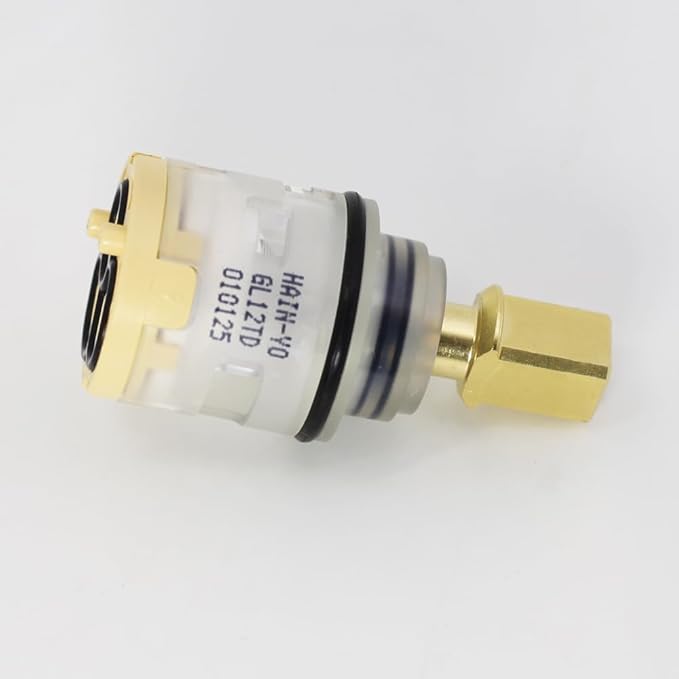Hain-Yo GL12TD 25mm Ceramic Faucet Cartridge | OEM faucet replacement part | Single Lever | Also replacement for Huntington Brass 3400009 Olympia Faucet PBA29799 and Jerich 25740