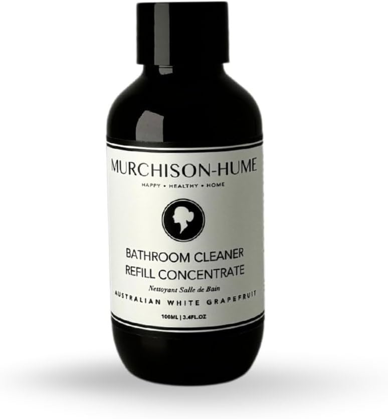 Murchison-Hume Plant-Based, Multi-Surface, Tub and Tile Bathroom Cleaner, Travel-Friendly, Eliminate Odor, Reduce Plastic Waste, Australian White Grapefruit, 3.4oz Refill Concentrate
