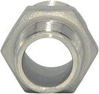 3/4" x 1/2" Male Threaded Reducing Nipple Fitting/Adapter, SS304 Stainless Steel NPT Pipe Hex Reducer