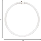 KOR (Pack of 2) FC40T5/830-12" T5 Flurescent Circline - 40 Watt - 3000K Warm White - 2GX13 Base - (FC12T5/830)