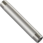 Beduan Stainless Steel Pipe Fittings, 1/2" NPT x 1/2" NPT Male Threaded, 16" Length Nipple Cast Pipe