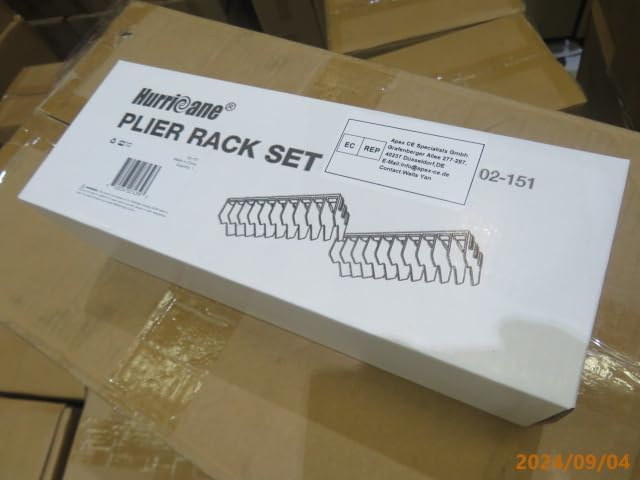 HURRICANE Pliers Organizer Rack, Pliers Cutters Organizer with Non-Slip Rubber Base, Keep Tools Organized in Drawers, 2 Pack, Extendable Design, Fit 3'H Drawers and More