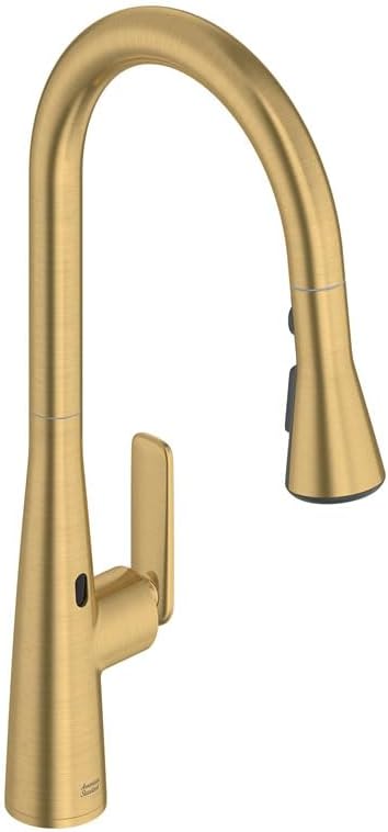 American Standard 104880GN00 Aspirations Touchless Pull-Down Kitchen Sink Faucet, 1.8 GPM, Brushed Gold