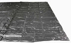 Mytee Products 18' x 27' Black Lumber Tarp for Heavy Duty Truck Cargo - 18 Oz Vinyl Flatbed Tarps with 5' Drop - Waterproof Tarp for Trailers to Protect Cargo from Wind, Rain, Snow and Sun