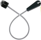 22" Long Sink Drain Cleaning Brush by FryOilSaver Co., Clog Remover for Small Spaces Perfect for Unclogging Sink, Toilet & Shower Drain, Drain Snake Hair Clog Remover, Tiny Pipe Cleaning Brush - B113C