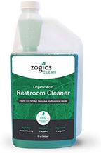 Zogics Organic Acid Restroom Cleaner, 32 oz Bottle Makes up to 16 Quarts - Meets ECOLOGO Standards
