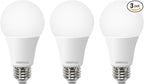 LED Light Bulbs, 100 Watt Equivalent LED Bulbs A19, 5000K Daylight, 1500 Lumens, E26 Standard Base, Non-Dimmable, 13W Warm White LED Bulb for Bedroom Living Room, 3 Pack