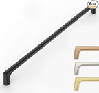 6 Pack Matte Black Cabinet Pulls 12.6 Inch Kitchen Cabinet Handles Cabinet Hardware Kitchen Handles for Cabinets Wardrobe Pulls Black Dresser Pulls Drawer Handle