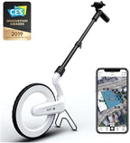 Plott Carta: Digital Mapping Wheel; Electronic Distance Measuring and Estimating; Feet, Inches, Yards, Meters, with Spray Paint Attachment