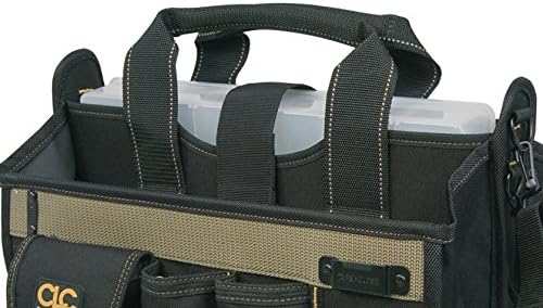 CLC Custom LeatherCraft 1529 16 In. Center Tray Tool Bag, 16 Pocket