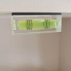 Magnetic Mini Small Bubble Level Tool Scope Square Pocket Long Stick On High Precision Horizontal (2pcs 2inch 52mmx20mmx15mm)