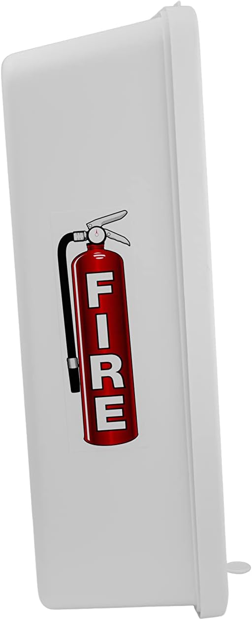 PRO&Family Fire Extinguisher Cabinet (4, White with Hammer Attachment, 20 lb)