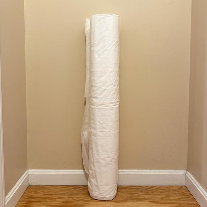 PAD ‘N PROTECT Flame Retardant/Fire Rated 4 Mil Plastic Sheeting 12' x 100', Anti-Static, Greenhouse Plastic, Durable Plastic Sheeting, Passed NFPA 701 Test 1&2 (Printed on The Sheet)(4 Mil)