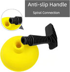 Sink Plunger with 3 Drain Clog Remover Tools – Compact Manual Plunger and Flexible Drain Snakes for Unclogging Bathroom, Kitchen, and Shower Drains