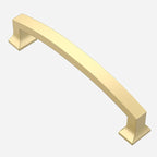 Asidrama 10 Pack 5 Inch(128mm) Brushed Gold Kitchen Cabinet Handles, Cabinet Pulls Kitchen Cabinet Hardware for Cupboard Drawer Pulls