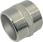 1/8" ~3" NPT Male Threaded Hex Nipple,Stainless Steel 304 Quick Coupler Pipe Fitting (2.5")