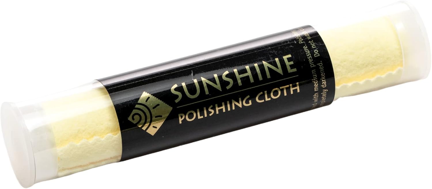 Sunshine 1 Polishing Cloths Jewelry Cleaner Tube Silver Brass Gold Copper