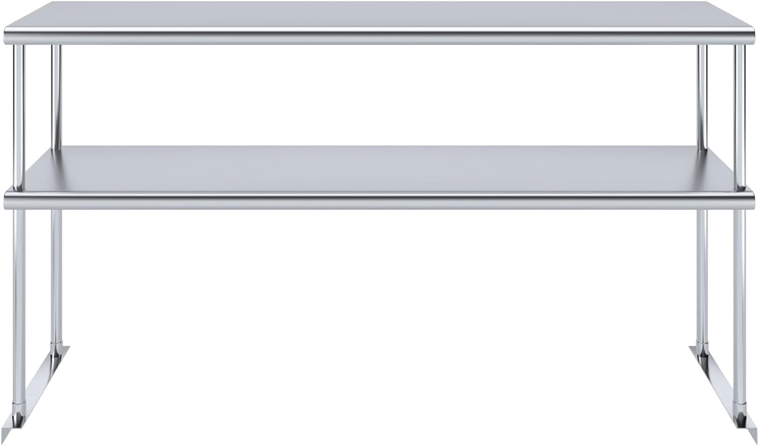 AmGood Double OverShelf Stainless Steel NSF - Many (60" Long x 14" Deep)