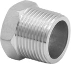 Joywayus Stainless Steel Hex Head Bushing Reducer Pipe Fitting 1 NPT Male × 3/4 NPT Female (Pack of 2)