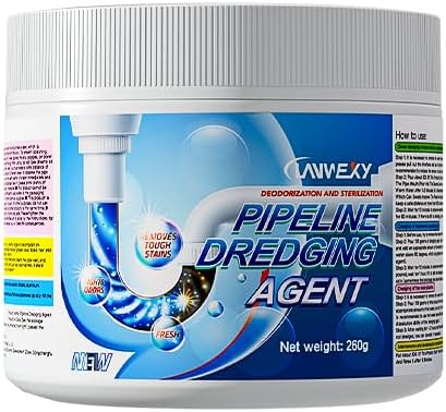 Lanwexy-sink drain hair clog remover cleaner、toilet unclogger heavy duty、bathroom shower pipeline dredging agent、unclog clogged drain、clogged【1 bottles】