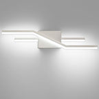 SOLFART Bathroom Light Fixtures Brushed Nickel 24 Inch Dimmable Vanity Lights Modern Led Lights for Bathroom