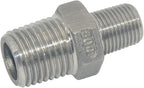 1/4" x 1/8" Male Threaded Reducing Nipple Fitting/Adapter,Stainless Steel SS304 NPT Pipe Hex Reducer