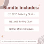 Cape Cod Metal Polishing Cloths Industrial Size Tin 9 Ounces